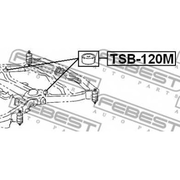 Сайлентблок <b>FEBEST TSB-120M</b>
