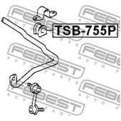 Опора стабилизатора FEBEST TSB-755P