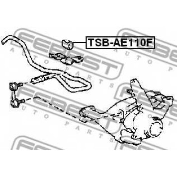 Опора стабилизатора FEBEST TSB-AE110F