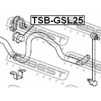 Опора стабилизатора FEBEST TSB-GSL25-1