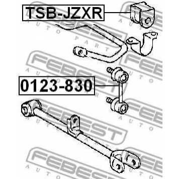 Опора стабилизатора FEBEST TSB-JZXR