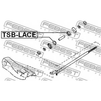 Подвеска рычага независимой подвески колеса FEBEST TSB-LACE-1