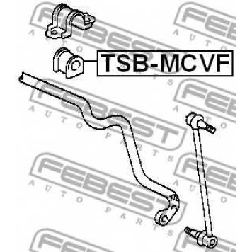 Опора стабилизатора FEBEST TSB-MCVF