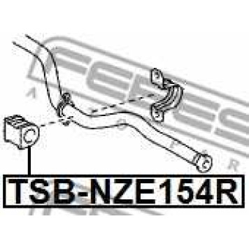 Опора стабилизатора FEBEST TSB-NZE154R