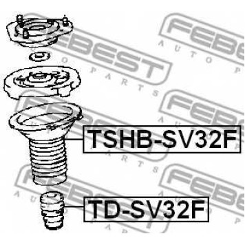 Пыльник амортизатора FEBEST TSHB-SV32F