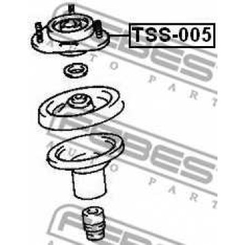 Подвеска амортизатора FEBEST TSS-005