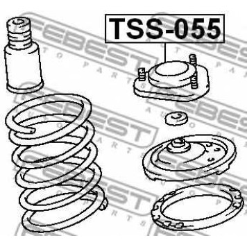 Подвеска амортизатора FEBEST TSS-055-1