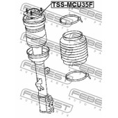 Опора амортизатора LEXUS RX 03-08, TOYOTA HARRIER 03-12 <b>FEBEST TSS-MCU35F</b>