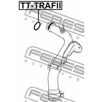 Кольцо уплотнительное системы охлаждения подходит для RENAULT TRAFIC II (ET) 2009-2014 <b>FEBEST TT-TRAFII</b>-2