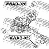 Опора, дифференциал FEBEST VWAB-028
