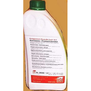 Антифриз 1.5л FEBI BILSTEIN Korrosions-Frostschutzmittel 26580