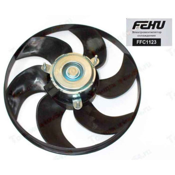 Вентилятор радиатора ДВС ВАЗ 1117-1119 Калина, 2123 Нива Шевроле эл (6 лопастей ) <b>FEHU FFC1123</b>