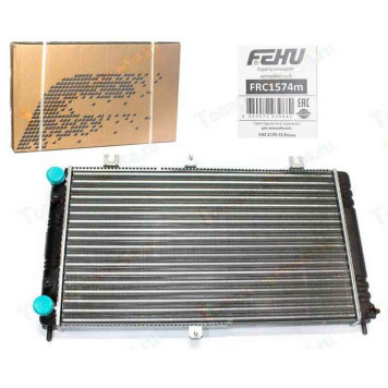 Радиатор охлаждения ВАЗ 2170 Приора под кондиционер Panasonic, алюминиевый <b>FEHU FRC1574m</b>