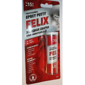 Клей-холодная сварка FELIX эпоксидный универсальный (55г) -60 ... +150С, 15мин