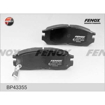 Колодки передние Mitsubishi Colt, Galant 1.8-2.0, 86-04 <b>FENOX BP43355</b>-1