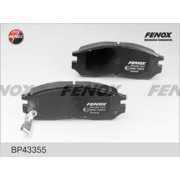 Колодки передние Mitsubishi Colt, Galant 1.8-2.0, 86-04 <b>FENOX BP43355</b>