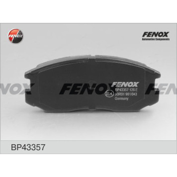 Колодки передние Mitsubishi Lancer, Colt 1.3-1.8, 89-00 <b>FENOX BP43357</b>