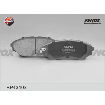 Колодки задние Ford Ranger 2.5TDi, Mazda Serie B 2.5DTD 02- <b>FENOX BP43403</b>-1