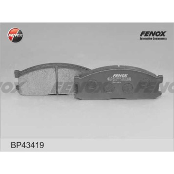 Колодки передние Mazda E2000, 2200 &4WD 2.0-2.2D 84-97 <b>FENOX BP43419</b>-1