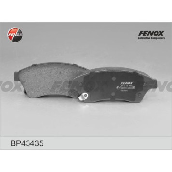 Колодки передние Opel Astra, Chevrolet Cruze, 1.4-2.0, 09- <b>FENOX BP43435</b>-1