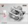Суппорт задний левый, d=38 Toyota Avensis, Corola verso 1.6-2.0, 03- <b>FENOX CTC3811</b>