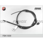 Трос ручника левый Chevrolet Lacetti, Nubira, Optra, 1.4-2.0, 00- (диск тормоз) <b>FENOX FBK1009</b>