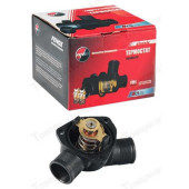 Термостат ВАЗ 2170 Приора, 2108-2115 (инж.) термоэлемент в сборе с крышкой 85°С <b>FENOX TS007 O7/TS007 Е7</b> (21082-1306030, 21082-1306010)