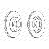 Диск тормозной <b>FERODO DDF485C</b>