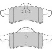 Колодки тормозные дисковые задний для JEEP CHEROKEE(XJ), GRAND CHEROKEE(WG,WJ) <b>FERODO FDB1524 / 23338</b>