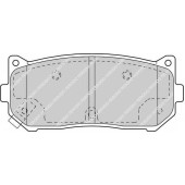 Колодки тормозные дисковые задний для KIA CARENS(FC,FJ), CERATO, CLARUS(GC,K9A), SEPHIA(FB), SHUMA(FB) <b>FERODO FDB1569 / 23455</b>