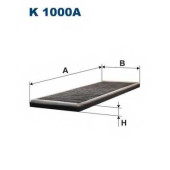 Фильтр салонный FILTRON K1000A