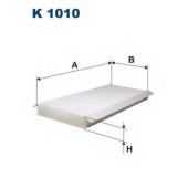 Фильтр салонный FILTRON K1010