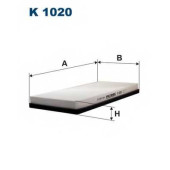 Фильтр салонный FILTRON K1020