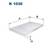 FILTRON K 1036 - фильтр салона