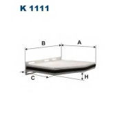 Фильтр салона FILTRON K1111