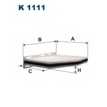 Фильтр салона FILTRON K1111