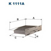 Фильтр салонный FILTRON K1111A