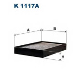 Фильтр салонный FILTRON K1117A