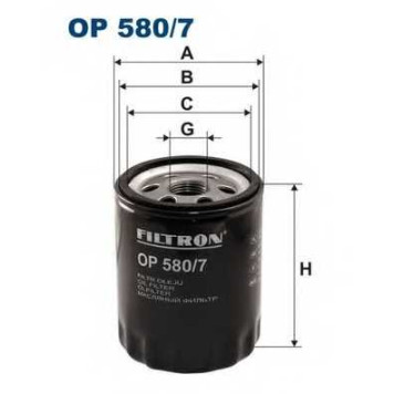 Масляный фильтр FILTRON OP580/7