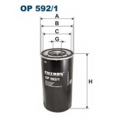 Фильтр масляный FILTRON OP592/1