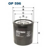 Фильтр масляный FILTRON OP596