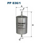 Фильтр топливный FILTRON PP836/1