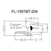 Молдинг лобового стекла JEEP GRAND CHEROKEE 04-10 <b>FLEXLINE FL-1591BT</b>
