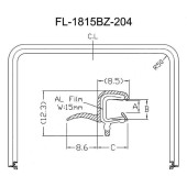 Молдинг лобового стекла FORD TRANSIT 00- <b>FLEXLINE FL-1815BZ</b>