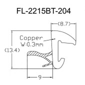 Молдинг лобового стекла TOYOTA SEQUOIA 00-07 / TUNDRA PICKUP 04-06 <b>FLEXLINE FL-2215BT</b>