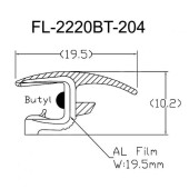 Молдинг лобового стекла VOLVO S60 / V70 / XC70 00-09 <b>FLEXLINE FL-2220BT</b>