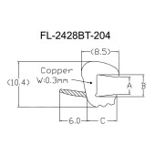 Молдинг лобового стекла MITSUBISHI GALANT 03-12 <b>FLEXLINE FL-2428BT</b>