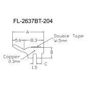 Молдинг лобового стекла AUDI Q7 05-15 <b>FLEXLINE FL-2637BT</b>