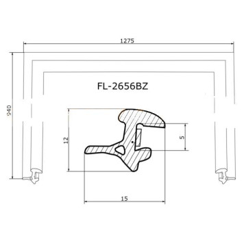 Молдинг лобового стекла MAZDA CX-7 06-12 <b>FLEXLINE FL-2656BZ</b>
