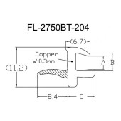 Молдинг лобового стекла MITSUBISHI OUTLANDER XL CW#W 05-12 / PEUGEOT 4007 07-12 <b>FLEXLINE FL-2750BT</b>